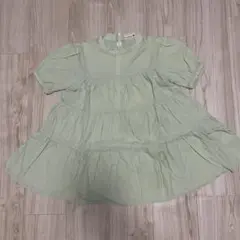 branshes チュニック 140 ミントグリーン フリル付き