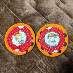 コースターハンドメイド2個セット