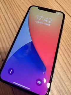 【美品】iPhone X 256GB SIMフリー docomo シルバー