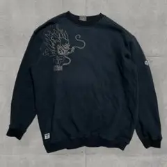 90s 00s pelle pelle ペレペレ 龍 刺繍 スウェット