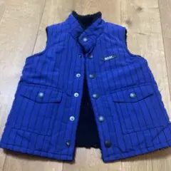 WASK ストライプ 中綿ベスト