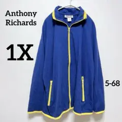 Anthony Richards フルジップジャケット 1X 可愛いおしゃれ