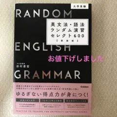 大学受験 英文法・語法ランダム演習セレクト600(新装版)