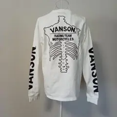 VANSON スケルトンデザイン 長袖Tシャツ