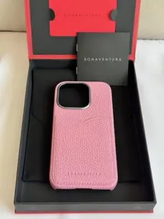 BONAVENTURA ボナベンチュラ iPhoneケース 限定色タフィーピンク