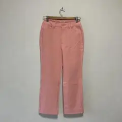 ビースリー B3 カジュアル ストレッチ ストレートパンツ サイズS ピンク
