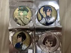 SAOガンゲイルオンラインカフェ　缶バッジ4 点セット