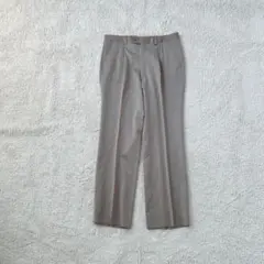 テーパードパンツ ストレート カジュアル センタープレース タック シンプル