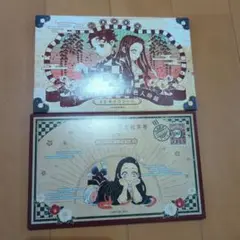 鬼滅の刃　謹製絵葉書　追憶　ポストカード16種　謹製彩色人物録　32キャラシール