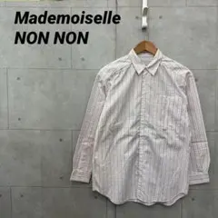 Mademoiselle NON NON シャツ チェック マルチカラー
