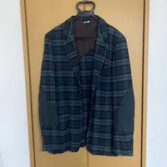 コムデギャルソン チェック柄セットアップ Mサイズ グリーン
