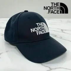 THE NORTH FACE 黒 ブラック TNF ロゴ キャップ 刺繍