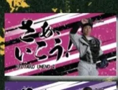 阪神タイガース　梅野隆太郎 さぁいこう！シークレットフェイスタオル