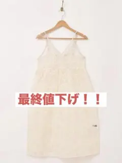 美品　Meridian シアーワンピース　キャミ　レース