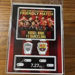 ヴィッセル神戸FCバルセロナ記念品キャプテン翼コラボ　アクリルスタンド　アクスタ
