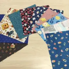 ★A60★カットクロス/プリント生地/国産/25cm×25cm/10点