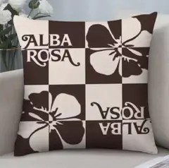 新品　ALBA ROSA クッションカバー