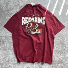 NFL メンズ 古着 Tシャツ レッドスキンズ プリント ロゴ
