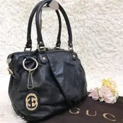 ✨美品✨グッチ ショルダーバッグ シマ GGスプリーム インターロッキング