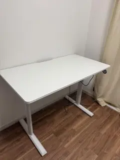 ホワイト 電動昇降デスク