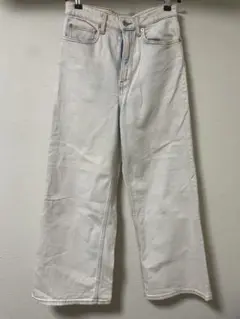 H&M ストレートデニム ライトブルー 36