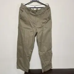 UNIQLO U ワイドフィットチノ　ブラウン　73 裾上げ　美品