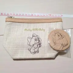 わんわん物語 レディ ポーチ ミラー付き