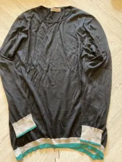 カシミヤ　シルクニット　cashyage ブラック　グリーン　カシヤージュ