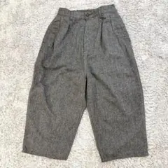 【リベットアンドサージ】F 黒ミックス パンツ ウエスト後ろゴム カジュアル