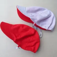 赤白帽子　（小学生高学年）2点