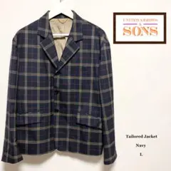 UAu0026SONS テーラードジャケット L ユナイテッドアローズアンドサンズ