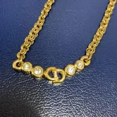 Christian Dior ディオール ラインストーン ネックレス ★大人気★