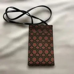 TOMORROWLAND 幾何学模様 スマホショルダーバッグ