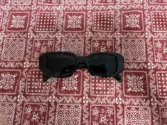【新品未使用】PRADA ブラック サングラス オクタゴナル