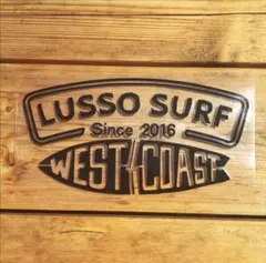 正規品☆LUSSO SURF 防水ステッカー ブラック ロンハーマン