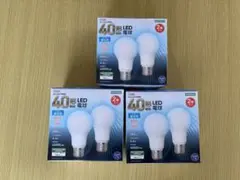 OHM 40形LED電球 昼光色 2個入り3箱で6ケ