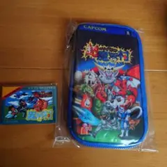 カプコン 40周年 オンラインくじ 缶バッジ マルチポーチ 超魔界村 カプくじ