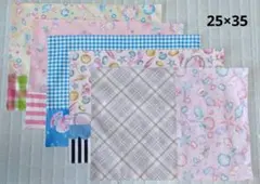 ハンドメイド　ランチョンマット　リバーシブル　5枚セット/　シェル柄k76