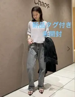 カオス chaos坪田あさみコラボ リジッドハイライズストレートデニム a7fd1324dcf3f99b626b4e5f9e501f