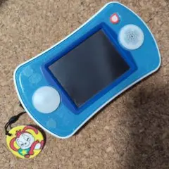 ベネッセ進研ゼミチャレンジ1ねんせい青い液晶画面 ストラップ付き