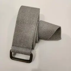 キャンバス カーキ色 ベルト 金属バックル
