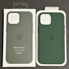 iPhone13mini クローバー　緑　四つ葉　シリコーン 純正　Apple