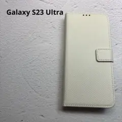Galaxy S23 Ultra 手帳型ケース　ホワイト