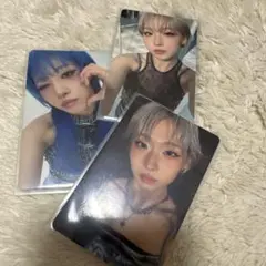 JISOO Blue Jeans 封入トレカ　3種セット