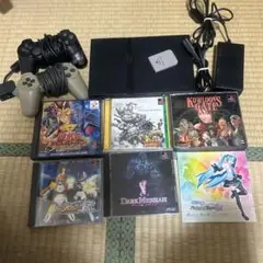PlayStation 2 本体薄型コントローラー2個 ゲーム6本付き