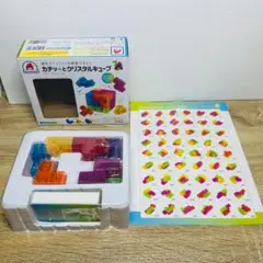 磁石でくっつく 立体型パズル カチッとクリスタルキューブ
