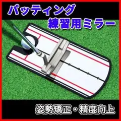 パター 練習 ミラー ゴルフ 姿勢 チェック パット パッティング トレーニング