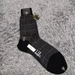 dunhill カシミヤ混 ヘリンボーンソックス25cm