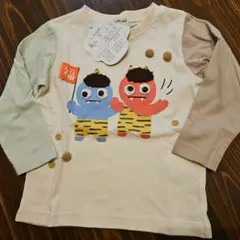 Chum up 鬼キャラクター 長袖シャツ 90サイズ♡新品、タグ付き