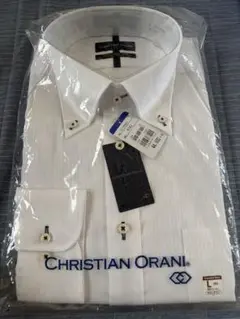 《新品》CHRISTIAN ORANI ストライプシャツ　Lサイズ